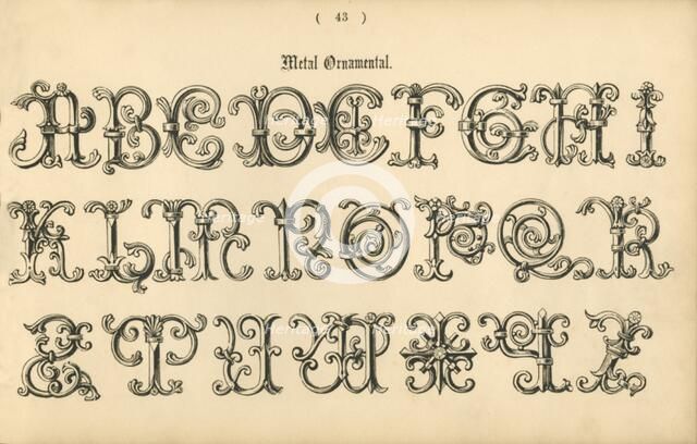 'Metal Ornamental', 1862. Artist: Unknown.