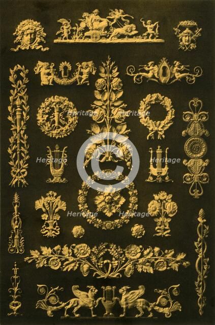 Metal ornaments, Germany, 19th century, (1898).  Creator: Unknown.