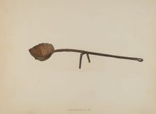 Metal Ladle, c. 1938. Creator: Albert Geuppert