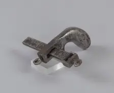 Metal leatherworking gauge, ca. 1850-1900. Creator: Unknown