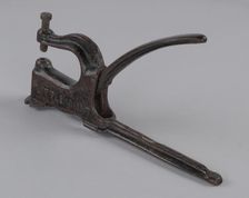 Metal leatherworking riveter by Little Giant, ca. 1850-1900. Creator: Wells Brothers & Co