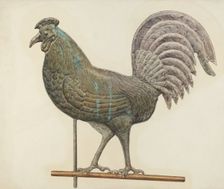 Metal Weather Vane, 1935/1942. Creator: Unknown
