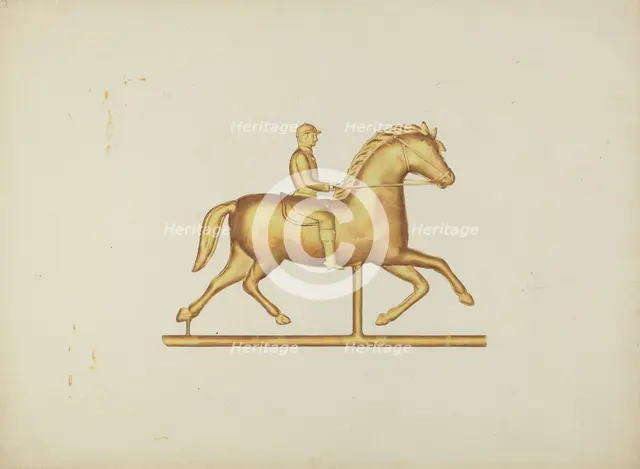 Metal Weather Vane, c. 1940. Creator: Frances Cohen.