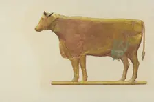Metal Weather Vane, c. 1940. Creator: Helen E Gilman