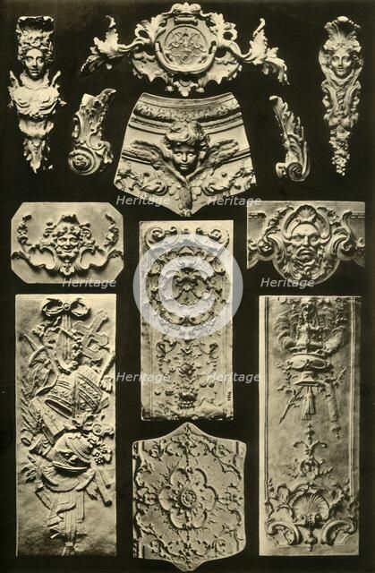 Metalwork and woodcarving, France and Germany, (1898). Creator: Unknown.