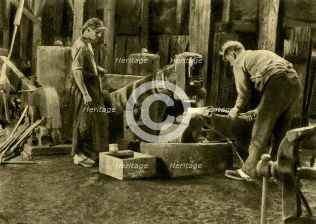 Metalworkers, Styria, Austria, c1935. Creator: Unknown.