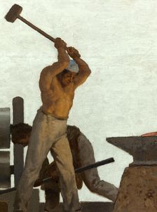 Metallurgy: Sketch for the school in rue Chateau-Landon, 10th arrondissement of Paris, 1881. Creator: Jules Didier