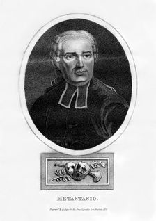 Metastasio, Italian poet, (1816).Artist: R Page