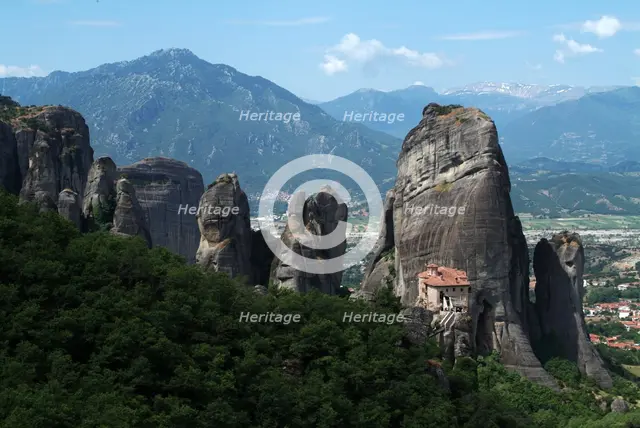 Meteora, Greece, 2003. Creator: Ethel Davies.