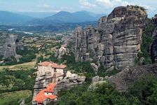 Meteora, Greece, 2003. Creator: Ethel Davies