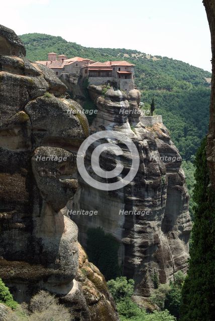 Meteora, Greece, 2003. Creator: Ethel Davies.