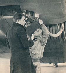 Method of refuelling aircraft devised by Sir Alan Cobham, c1936 (c1937)