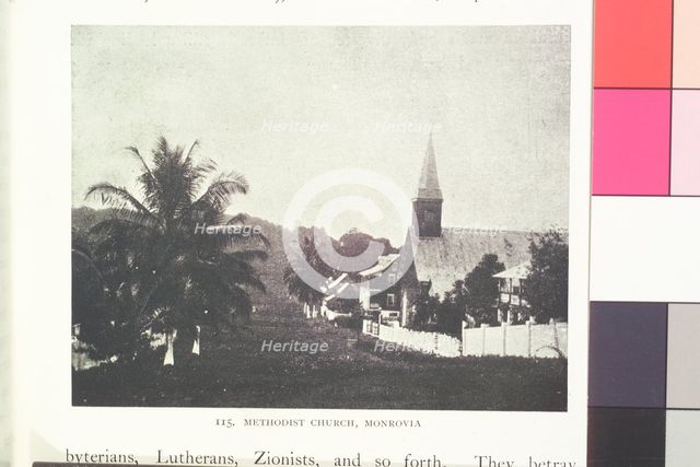 Methodist church, Monrovia, 1906. Creator: Unknown.