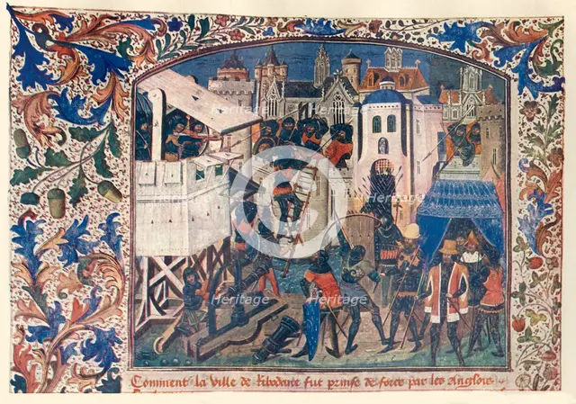 'Methods of Warfare During The Hundred Years' War', c1400, (c1930).  Creator: Unknown.