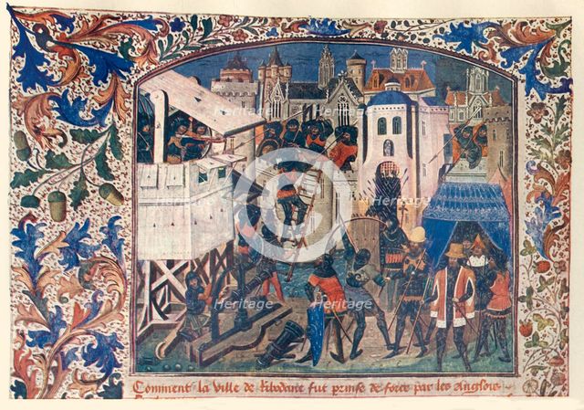'Methods of Warfare During The Hundred Years' War', c1400, (c1930).  Creator: Unknown.
