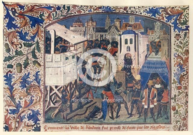 'Methods of Warfare During The Hundred Years' War', c1400, (c1930).  Creator: Unknown.
