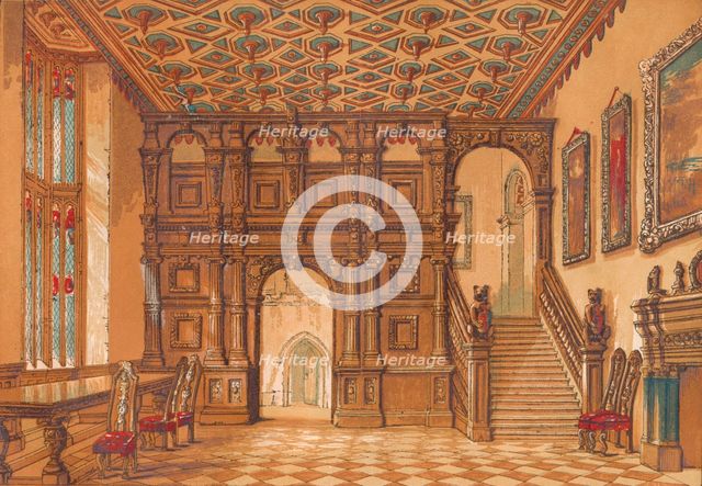 'Methley Hall', c1845, (1864). Artist: Unknown.
