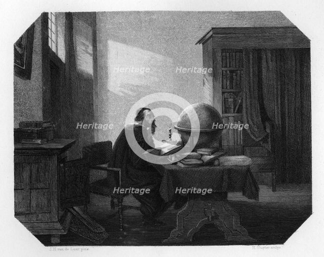 Metius, Dutch geometer and astronomer, c1870. Artist: H Sluyter