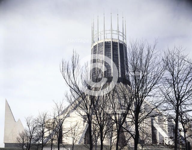 Metropolitan Cathedral of Christ the King, Liverpool, Merseyside, 1992. Artist: Unknown