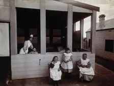 Metropolitan Lunatic Asylum, Kew, Victoria (Australia): children..., c1890s. Creator: Unknown