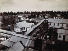 Metropolitan Lunatic Asylum, Kew, Victoria (Australia): some of the buildings..., c1890s. Creator: Unknown