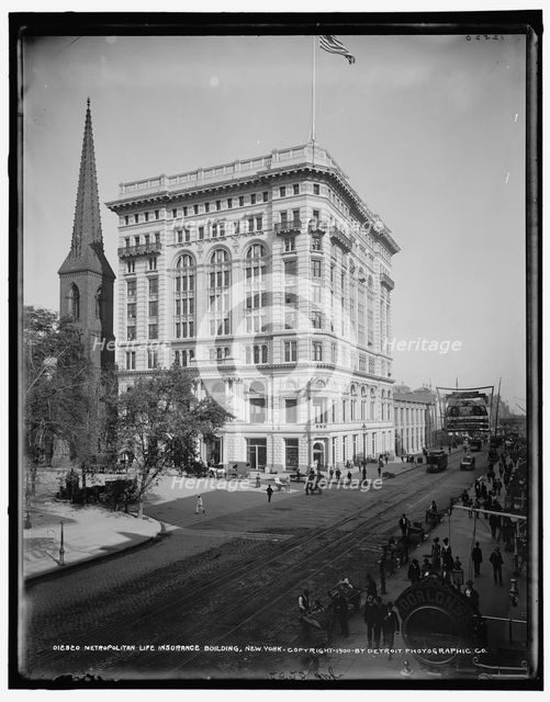 Metropolitan Life Insurance Building, New York, c1900. Creator: Unknown.
