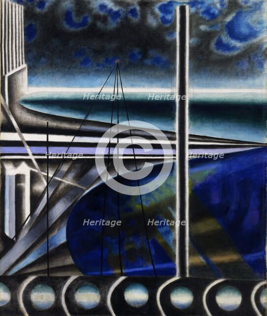 Metropolitan Port, c1935-1937. Creator: Stella; Joseph (1877-1946).