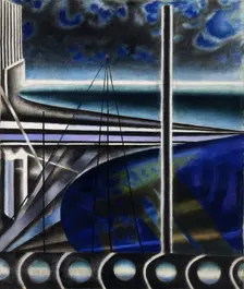 Metropolitan Port, c1935-1937. Creator: Stella; Joseph (1877-1946)