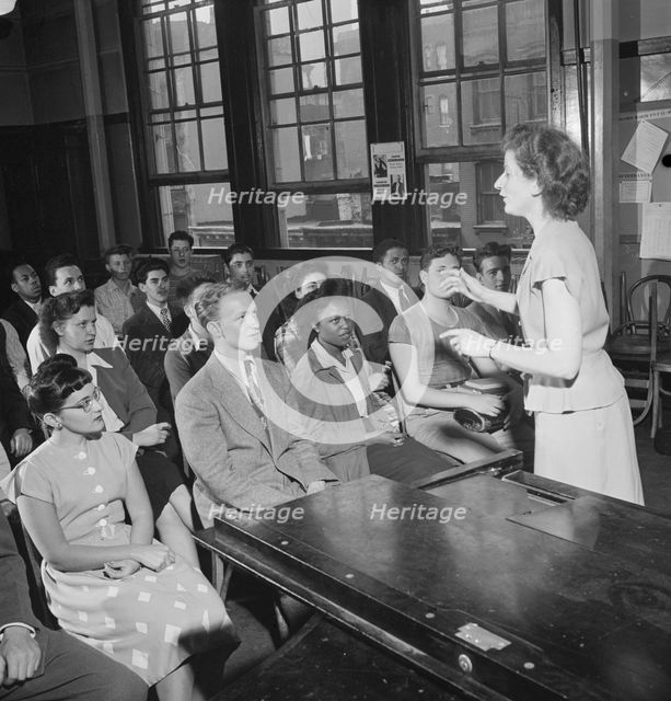 Metropolitan Vocational High School, New York, N.Y., ca. July 1947. Creator: William Paul Gottlieb.