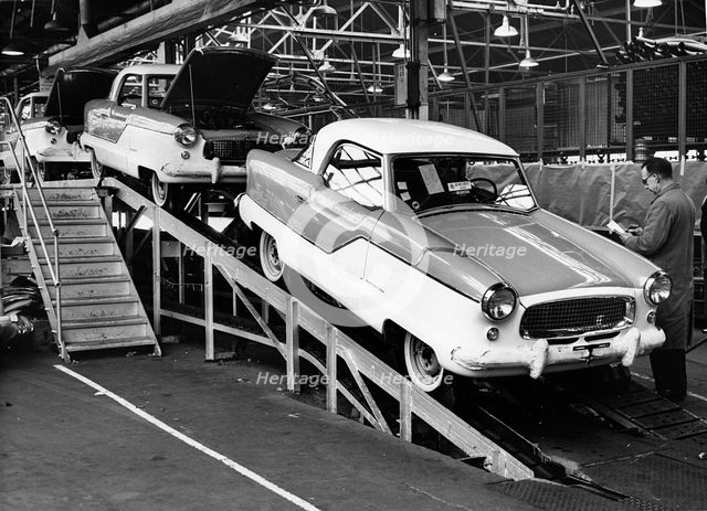 Metroplitan manufacture at Austin's Longbridge plant 1956. Creator: Unknown.