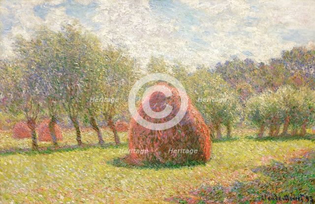 Meules à Giverny, 1893. Creator: Claude Monet.