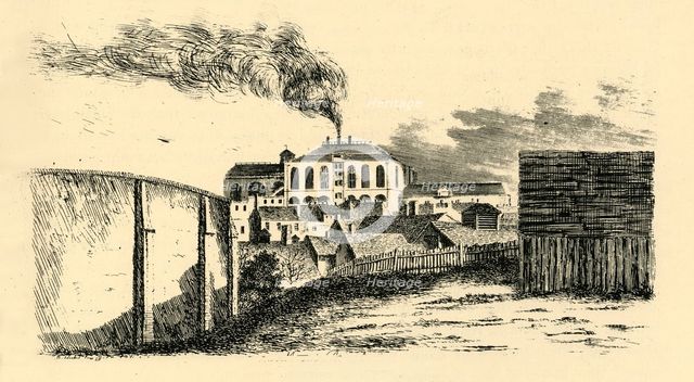 'Meux's Brewhouse (built about 1796)', 1808, (1925). Creator: Unknown.