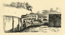 Meux's Brewhouse (built about 1796) 1808, (1925). Creator: Unknown