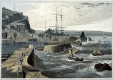 Mevagissey, Cornwall 1825. Artist: William Daniell
