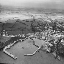 Mevagissey, Cornwall, 1964. Artist: Aerofilms