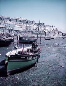 Mevagissey harbour, Cornwall, c1955. Creator: Arthur Charles Kirby Ware