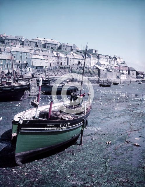 Mevagissey harbour, Cornwall, c1955. Creator: Arthur Charles Kirby Ware.