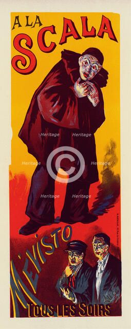 Mévisto à la Scala, 1898. Creator: Luce, Maximilien (1858-1941).