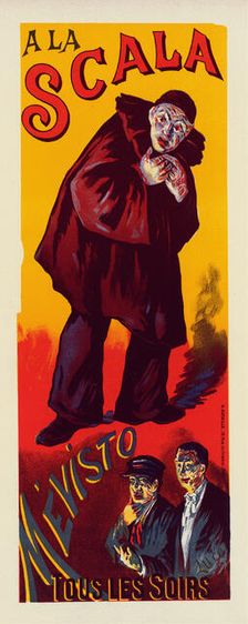 Mévisto à la Scala, 1898. Creator: Luce, Maximilien (1858-1941)