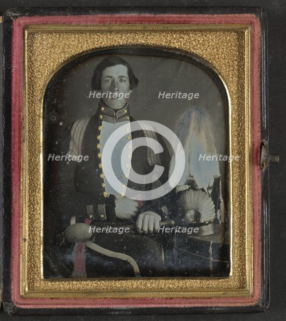 Mexican War, drummer, between 1846 and1848. Creator: Unknown.
