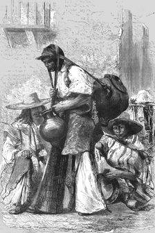 Mexican Water-Carrier (Aguador); A Zigzag Journey through Mexico 1875. Creator: Unknown