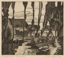 Mexican Canal, ca.1935 - 1943. Creator: Alfredo Ximenez