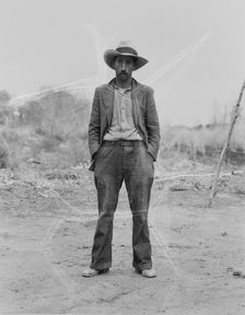Mexican field worker, father of six, Imperial Valley, Riverside County, California, 1935. Creator: Dorothea Lange