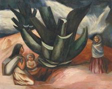 Mexican Landscape, 1932. Creator: Orozco, José Clemente (1883-1949)