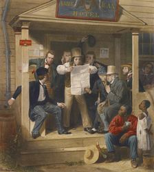 Mexican News, 1851, copyright 1853. Creators: Richard Caton Woodville, Alfred Jones