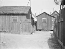 Mexican quarter of Los Angeles, one quarter mile from City Hall, California, 1936. Creator: Dorothea Lange