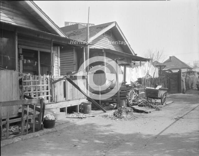 Mexican quarter of Los Angeles, California, 1936. Creator: Dorothea Lange.