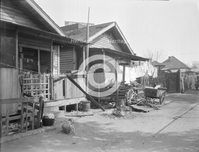 Mexican quarter of Los Angeles, California, 1936. Creator: Dorothea Lange.