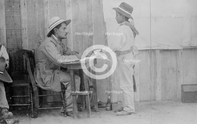 Mexican soldier -- 16 yrs. old, between c1910 and c1915. Creator: Bain News Service.