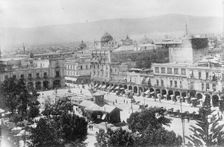 Mexico - Bird's Eye View of Mexico City, 1911. Creator: Harris & Ewing